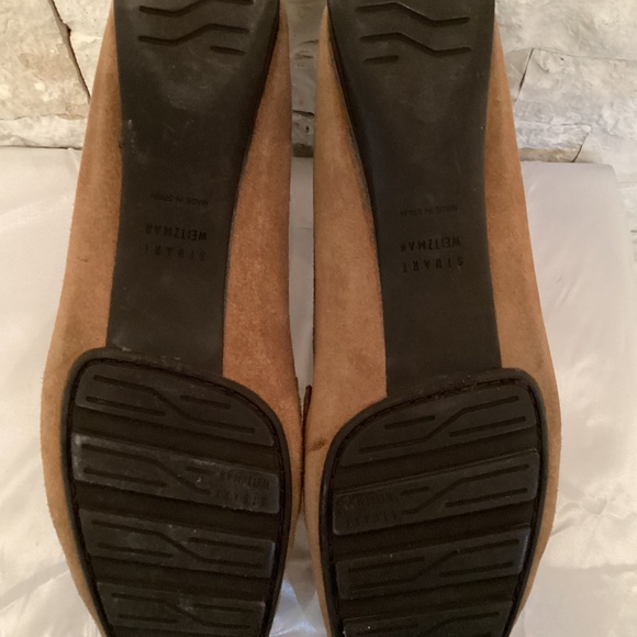 Stuart Weitzman Buckle Suede Loafers - Picture 9 of 12